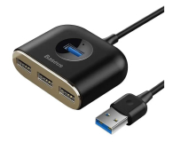 Baseus Squareround 4in1 HUB USB3.0 - 4xUSB 1m Black - 1348152 - zdjęcie 2
